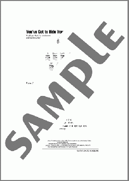 You've Got To Hide Your Love Away(The Beatles/Eddie Vedder) 楽譜 ギター（コード） ダウンロード