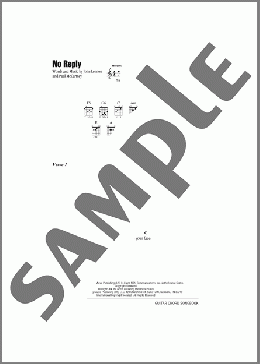 No Reply(The Beatles) 楽譜 ギター（コード） ダウンロード
