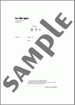 You Win Again(Johnny Cash/Hank Williams) 楽譜 ギター（コード） ダウンロード