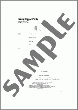 Punky Reggae Party(Bob Marley) 楽譜 ギター（コード） ダウンロード
