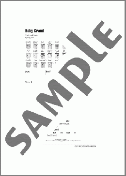 Baby Grand(Billy Joel) 楽譜 ギター（コード） ダウンロード