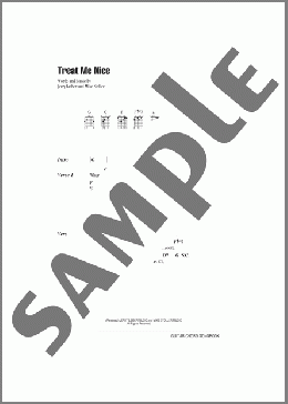 Treat Me Nice(Elvis Presley/Leiber & Stoller) 楽譜 ギター（コード） ダウンロード