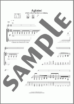 Agitated(Muse) 楽譜 ギター（ソロ） ダウンロード