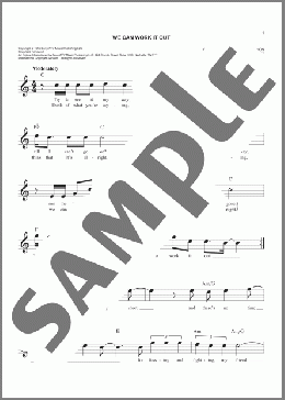 We Can Work It Out(The Beatles) 楽譜 その他 ダウンロード