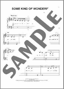 Some Kind Of Wonderful(Carole King/Gerry Goffin) 楽譜 ピアノ（ソロ） ダウンロード