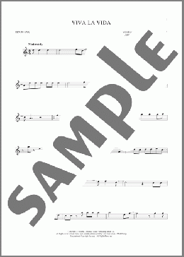 Viva La Vida(Coldplay) 楽譜 テナーサックス（ソロ） ダウンロード