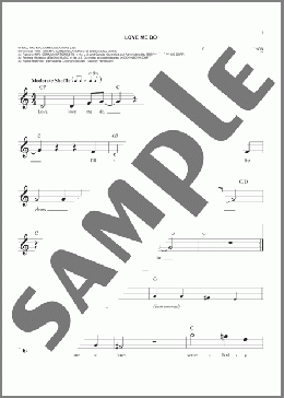 Love Me Do(The Beatles) 楽譜 その他 ダウンロード