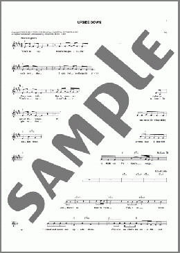 Upside Down(Jack Johnson) 楽譜 その他 ダウンロード