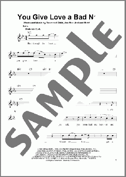 You Give Love A Bad Name(Bon Jovi/Blake Lewis) 楽譜 その他 ダウンロード