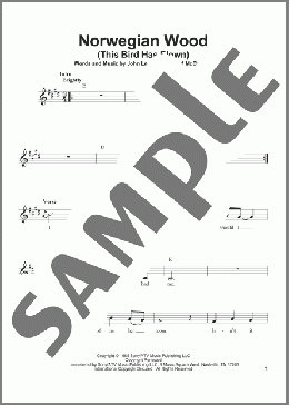 Norwegian Wood (This Bird Has Flown)(The Beatles) 楽譜 その他 ダウンロード