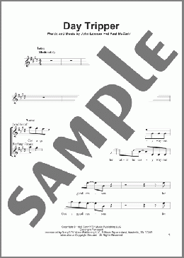 Day Tripper(The Beatles) 楽譜 その他 ダウンロード