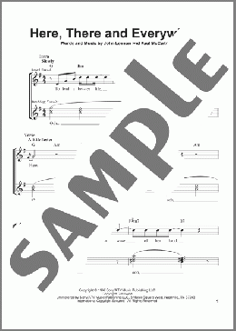 Here, There And Everywhere(The Beatles) 楽譜 その他 ダウンロード