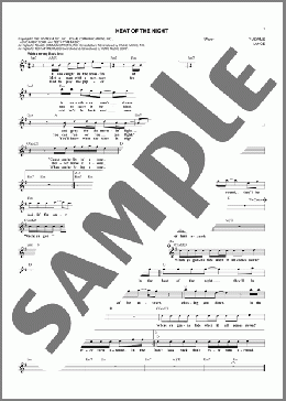 Heat Of The Night(Bryan Adams) 楽譜 その他 ダウンロード