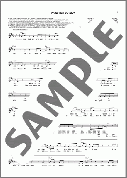 If You Had My Love(Jennifer Lopez) 楽譜 その他 ダウンロード