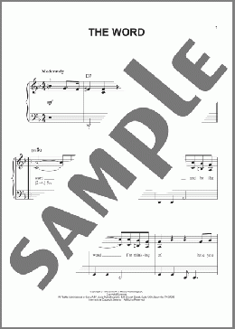 The Word(The Beatles) 楽譜 ピアノ（ソロ） ダウンロード