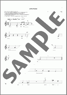 Love Me Do(The Beatles) 楽譜 その他 ダウンロード