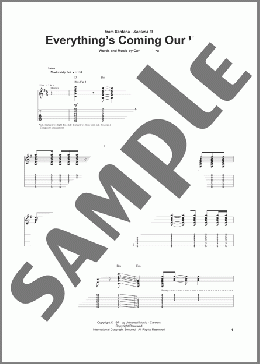 Everything's Coming Our Way(Santana) 楽譜 ギター（ソロ） ダウンロード