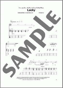 Lucky(Jason Mraz/Colbie Caillat/Jason Mraz & Colbie Caillat) 楽譜 ギター（ソロ） ダウンロード