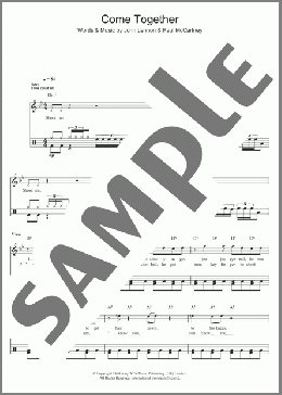 Come Together(The Beatles) 楽譜 その他 ダウンロード