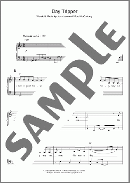 Day Tripper(The Beatles) 楽譜 ピアノ（ソロ） ダウンロード