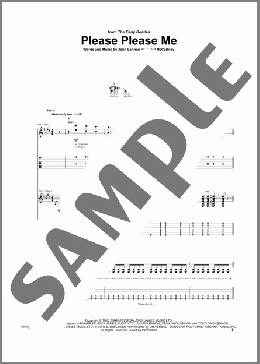 Please Please Me(The Beatles) 楽譜 ギター（ソロ） ダウンロード