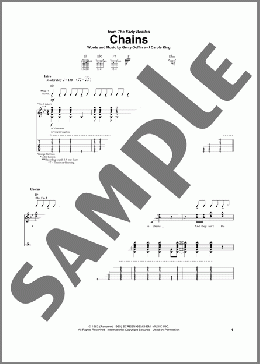 Chains(Carole King/The Beatles) 楽譜 ギター（ソロ） ダウンロード