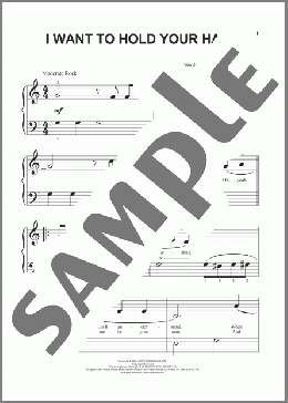 I Want To Hold Your Hand(The Beatles) 楽譜 その他 ダウンロード