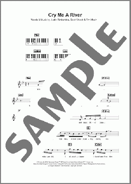 Cry Me A River(Justin Timberlake) 楽譜 その他 ダウンロード