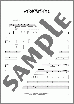 At Or With Me(Jack Johnson) 楽譜 ギター（ソロ） ダウンロード