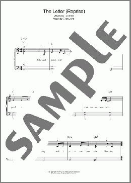 The Letter - Reprise(Elton John/Billy Elliot (Musical)) 楽譜 ピアノ（ソロ） ダウンロード