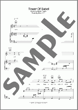 Tower Of Babel(Elton John) 楽譜 その他 ダウンロード