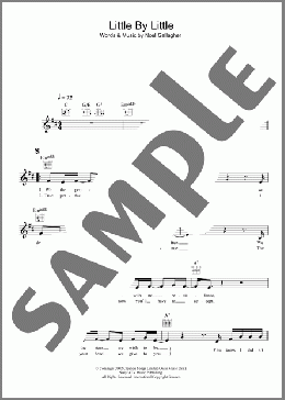 Little By Little(Oasis) 楽譜 その他 ダウンロード