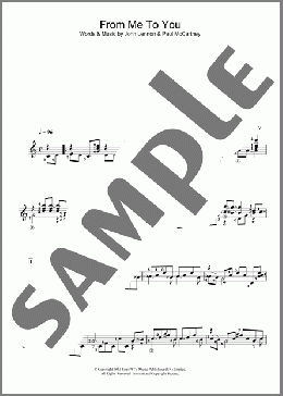 From Me To You(The Beatles) 楽譜 メロディ ダウンロード