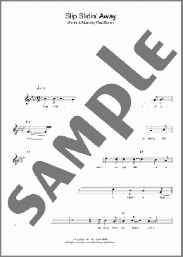Slip Slidin' Away(Paul Simon) 楽譜 その他 ダウンロード