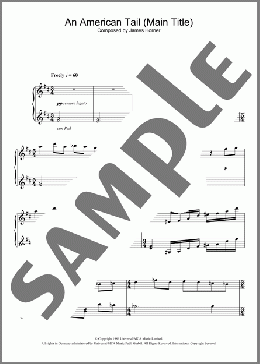 An American Tail (Main Title)(James Horner) 楽譜 ピアノ（ソロ） ダウンロード
