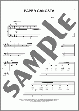 Paper Gangsta(Lady Gaga) 楽譜 ピアノ（ソロ） ダウンロード