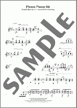 Please Please Me(The Beatles) 楽譜 メロディ ダウンロード