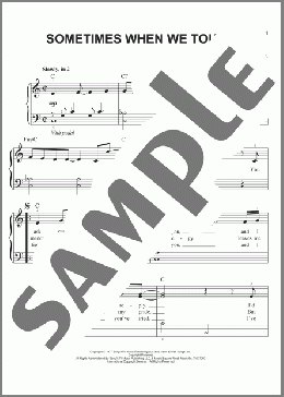 Sometimes When We Touch(Dan Hill) 楽譜 ピアノ（ソロ） ダウンロード