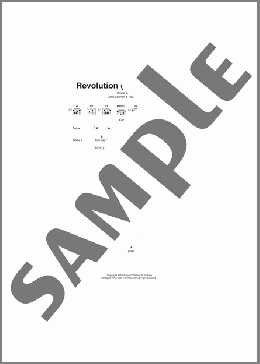 Revolution (Single Version)(The Beatles) 楽譜 ギター（コード） ダウンロード
