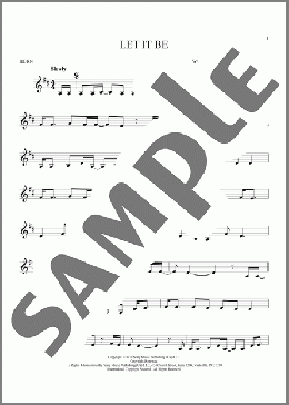 Let It Be(The Beatles) 楽譜 ホルンソロ ダウンロード