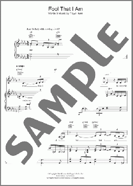 Fool That I Am(Adele) 楽譜 その他 ダウンロード