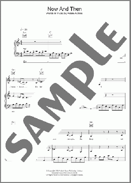 Now And Then(Adele) 楽譜 ピアノ & ボーカル & ギター ダウンロード