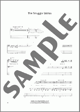 The Struggle Within(Metallica) 楽譜 ベース ダウンロード
