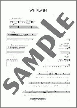 Whiplash(Metallica) 楽譜 ベース ダウンロード