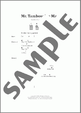 Mr. Tambourine Man(Bob Dylan/The Byrds) 楽譜 ウクレレ（コード譜） ダウンロード