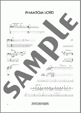Phantom Lord(Metallica) 楽譜 ベース ダウンロード