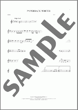 Paperback Writer(The Beatles) 楽譜 ホルンソロ ダウンロード