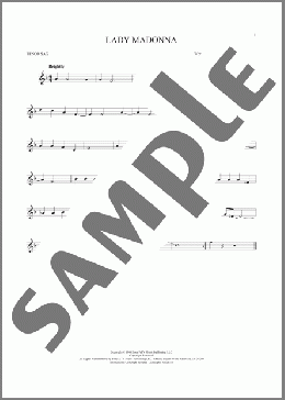 Lady Madonna(The Beatles) 楽譜 テナーサックス（ソロ） ダウンロード