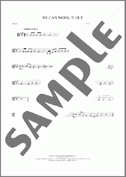We Can Work It Out(The Beatles) 楽譜 その他 ダウンロード