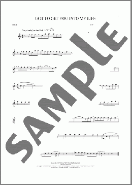 Got To Get You Into My Life(The Beatles) 楽譜 オーボエ ダウンロード